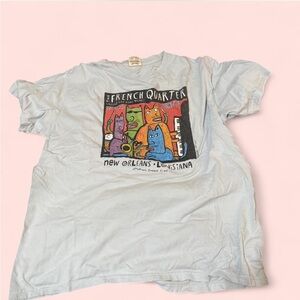 Graphic T-Shirt with Jazz Cats